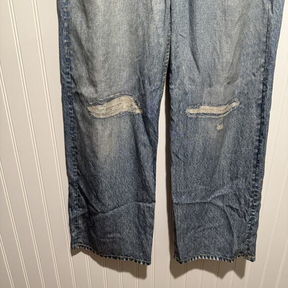 rag & bone Light Blue Flare & Wide Leg Jeans - Picture 3 of 7